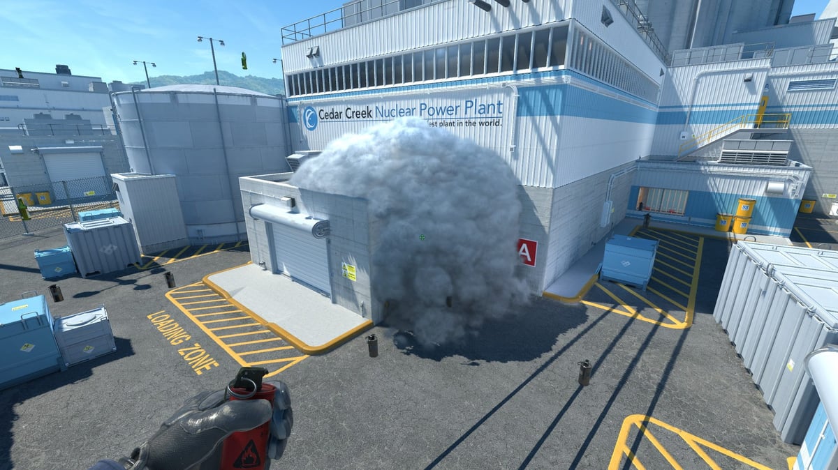 A view of the smoke for front main on Nuke