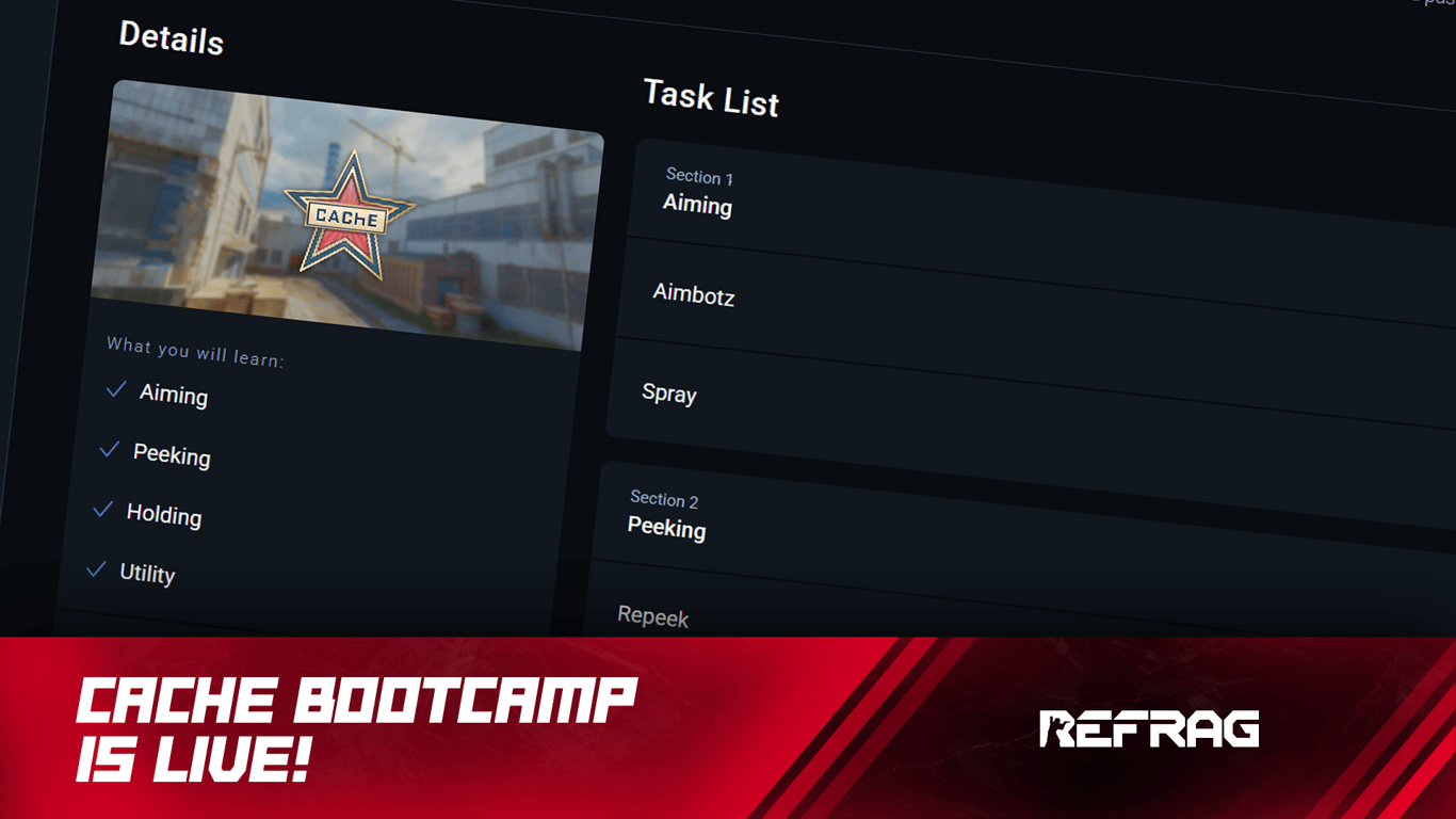 Cache Bootcamp Is Now Available – Refrag Update